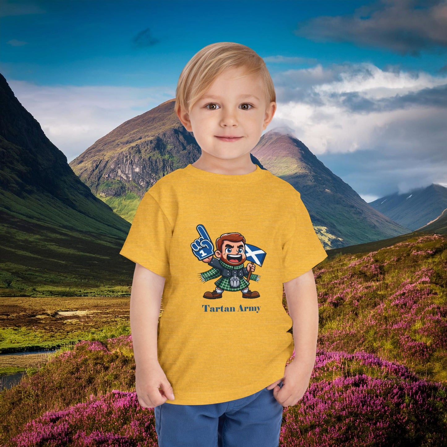 Scotland Tartan Army Toddler Tee