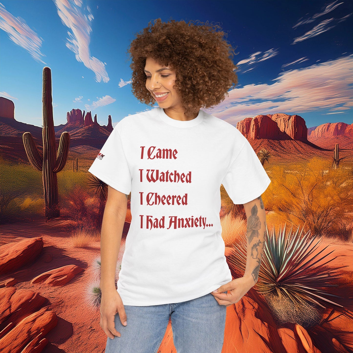 PHX Reds "Never Leave A Wrexham Match" Tee