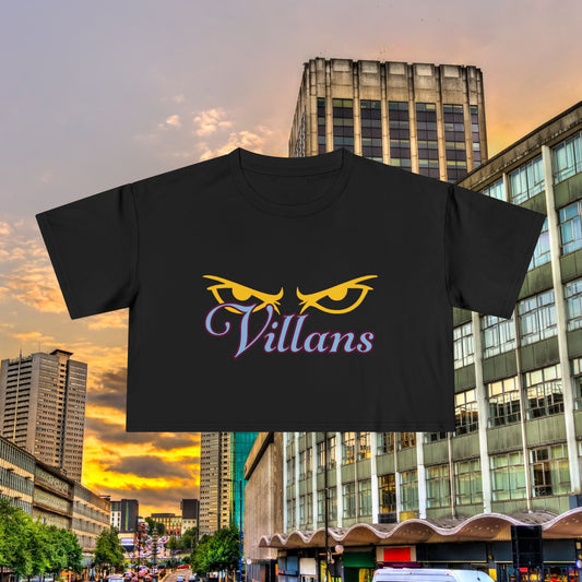 Villans Women's Crop Tee