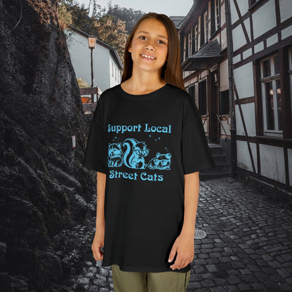 Support Local Street Cats Kids Tee