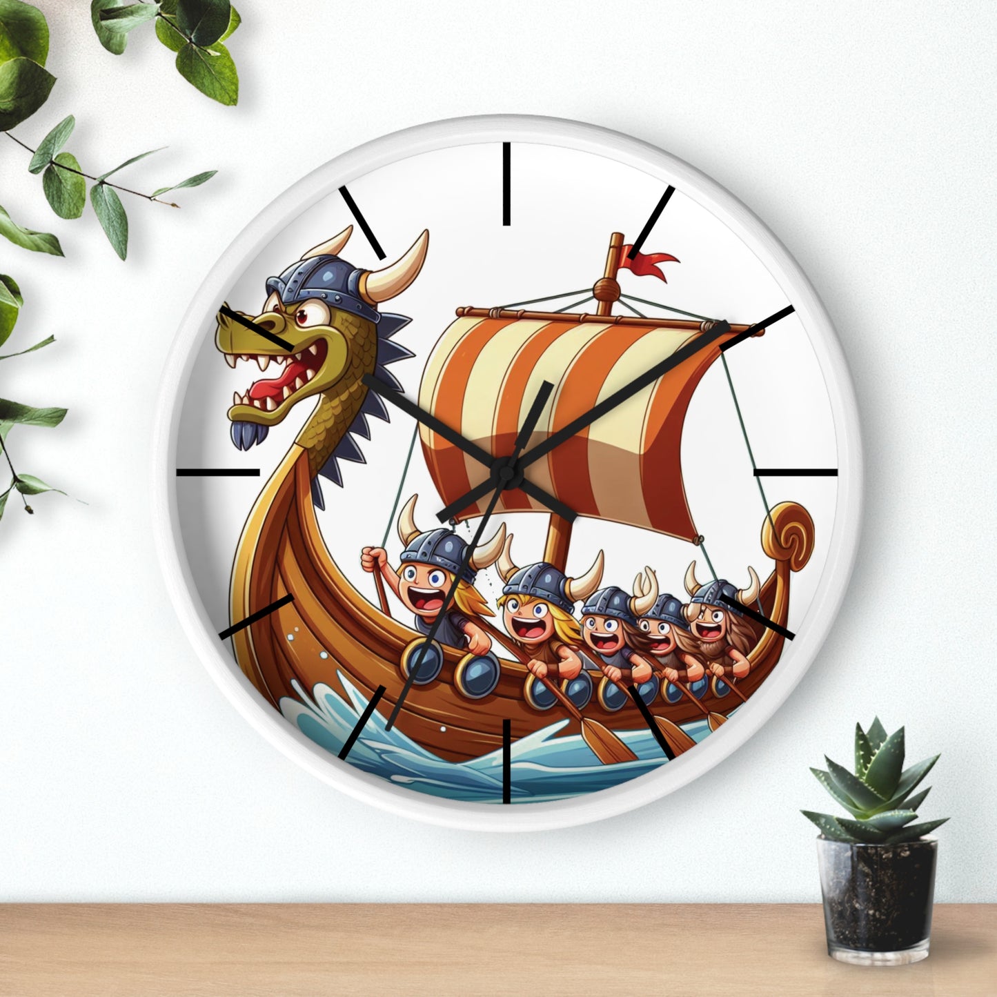 Little Raiding Party Wall Clock
