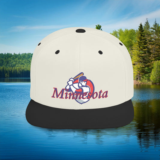 Minnesota Baseball Flat Bill Snapback
