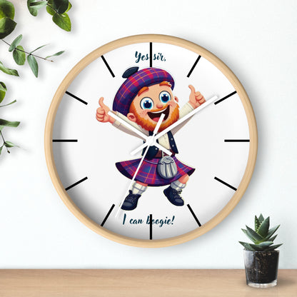Scotland Can Boogie Wall Clock