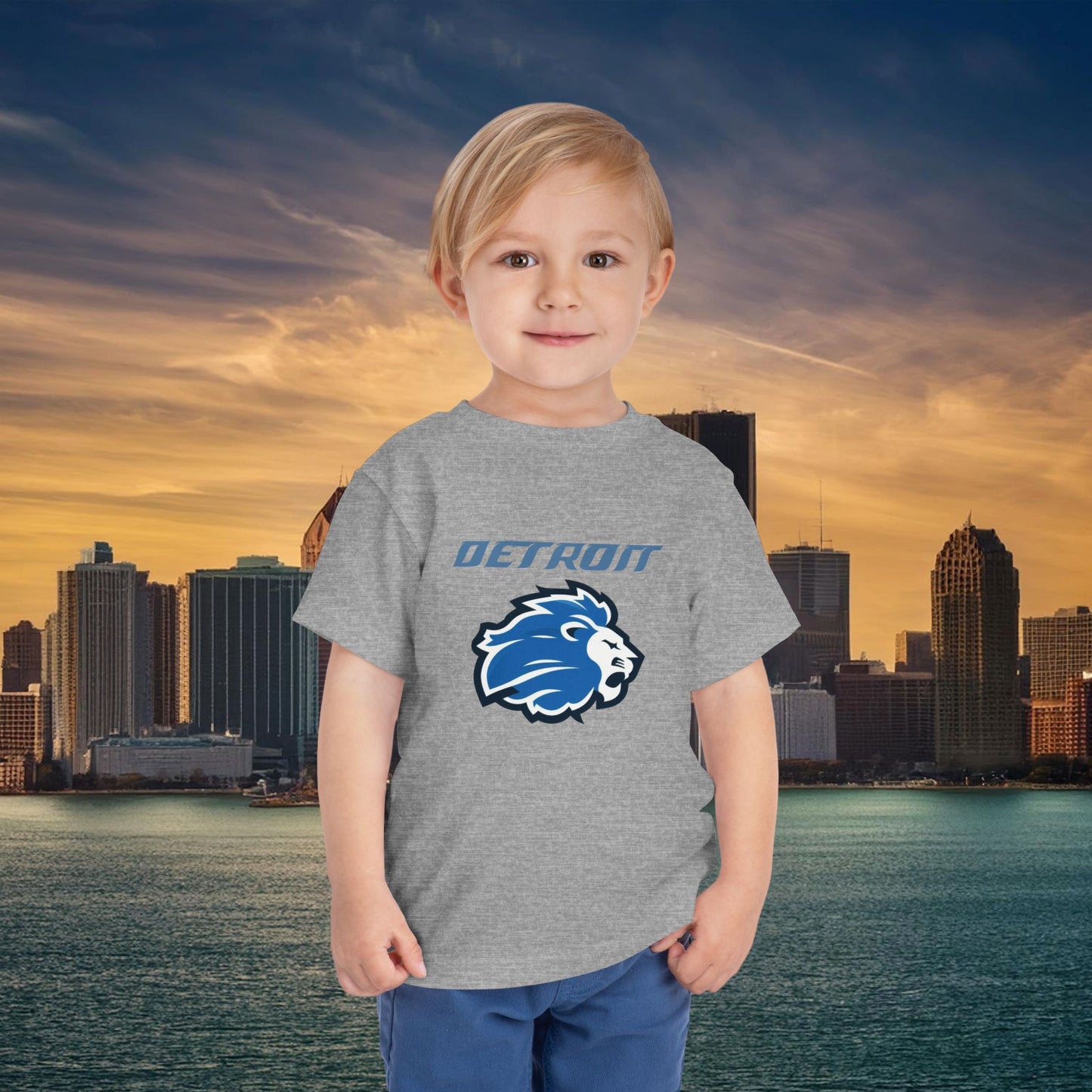 Detroit Football Logo Toddler Tee