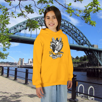 Newcastle United Howay The Lasses B&W (Twin Mags) Youth Hoodie