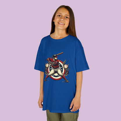 Washington Baseball At Bat Kids Tee