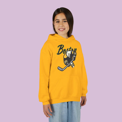 Boston Hockey Bear Youth Hoodie