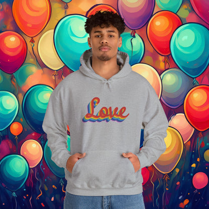 Rainbow Love Unisex Hoodie