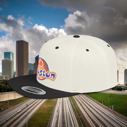 Houston Astronaut Flat Bill Snapback