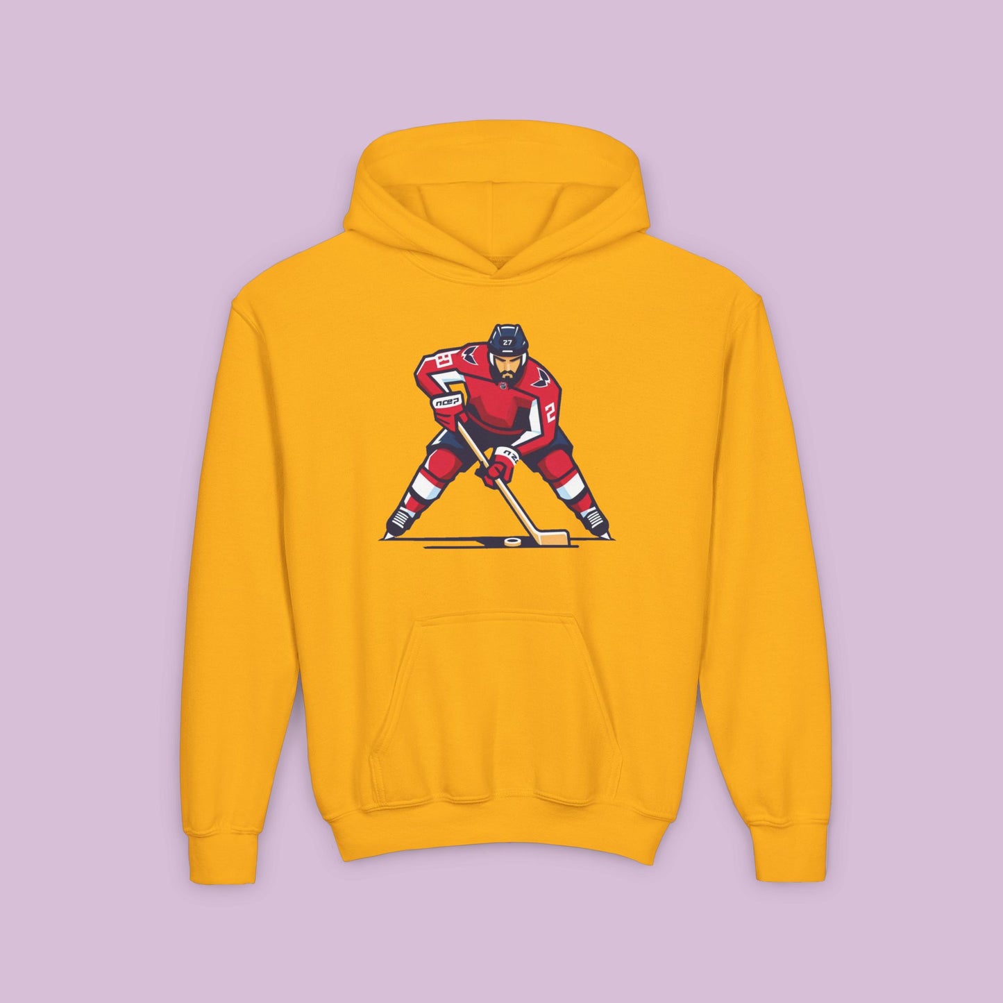Washington Hockey Player Youth Hoodie