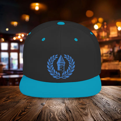 Blue Everton Logo Flat Bill Snapback