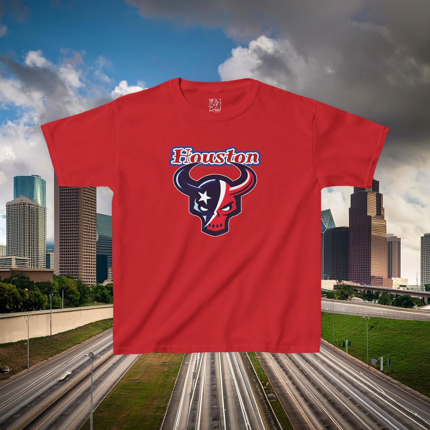 Houston Skull Kids Tee