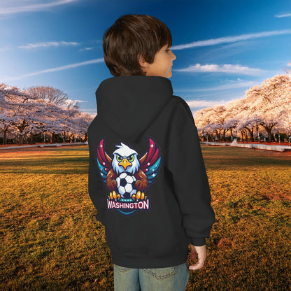 Washington Spirit Eagle Design Youth Hoodie