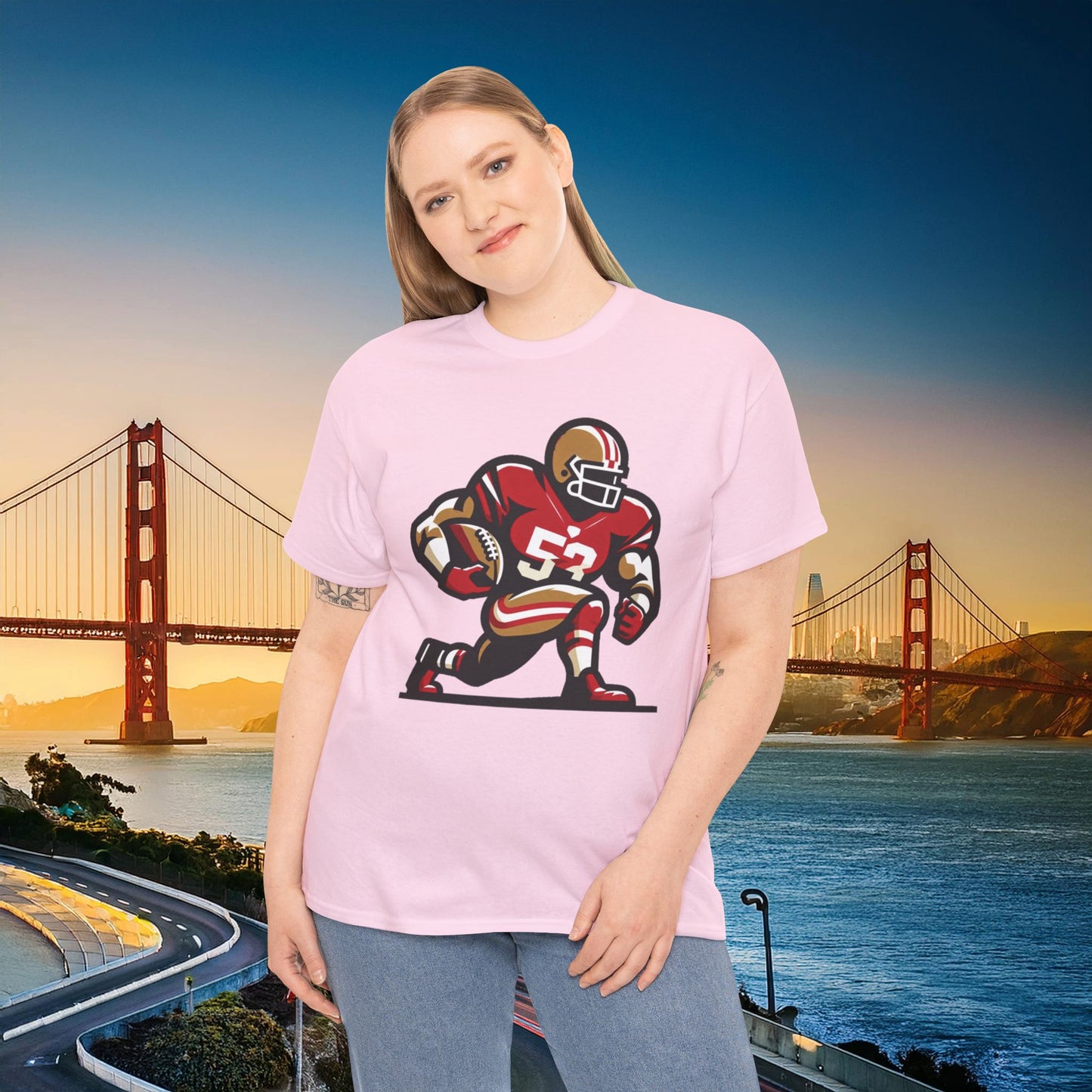 San Francisco Football Player Tee