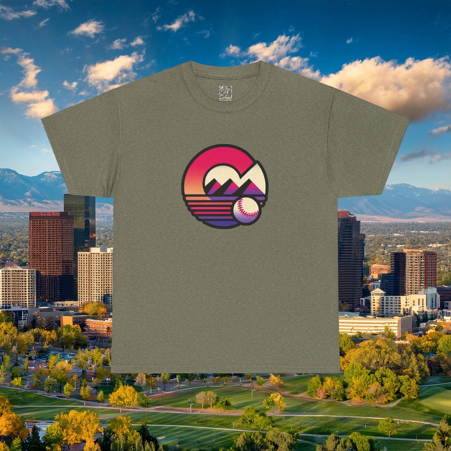 Retro Colorado Baseball Tee