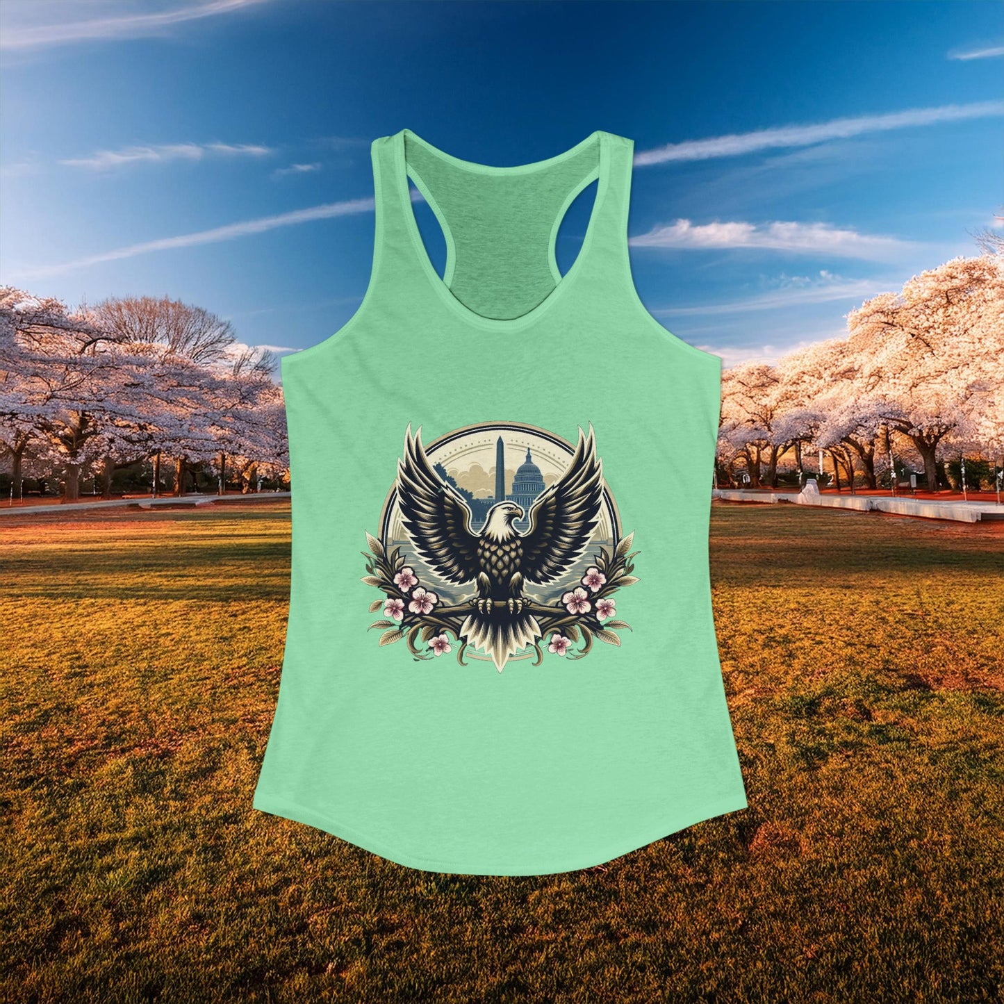 DC Cherry Blossom Racerback Tank