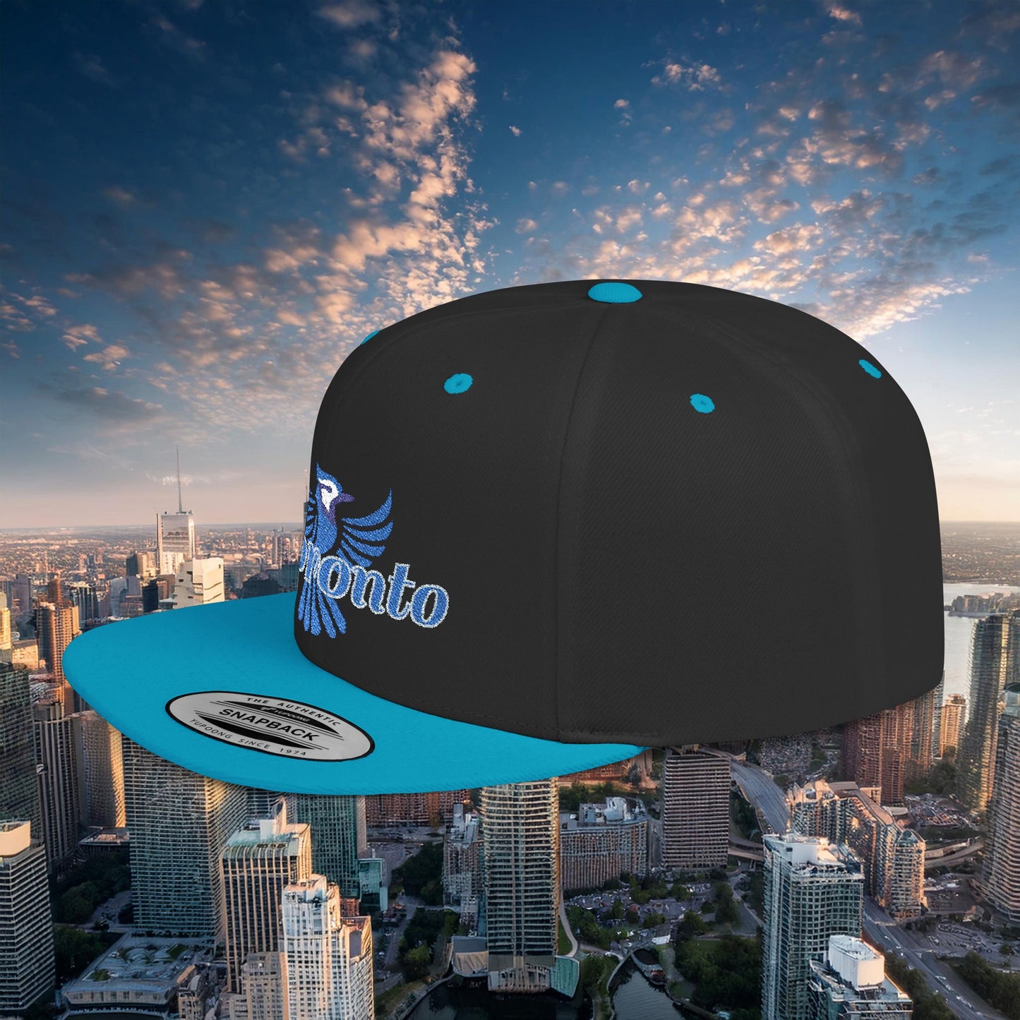 Toronto Flying Blue Jay Flat Bill Snapback