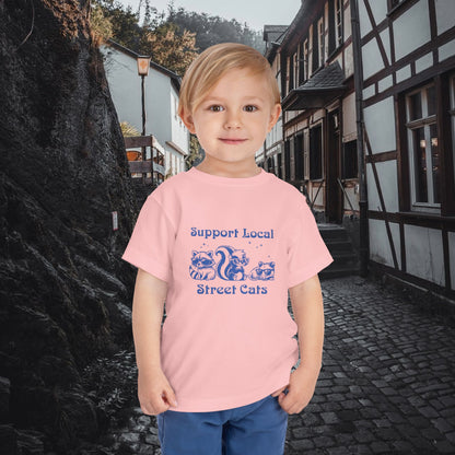 Support Local Street Cats Toddler Tee