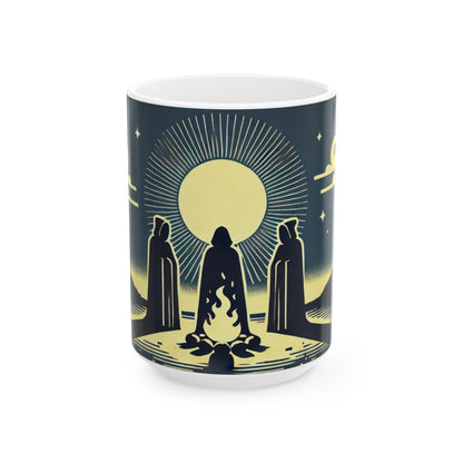 Midnight Circle Ceramic Mugs (11oz\15oz)