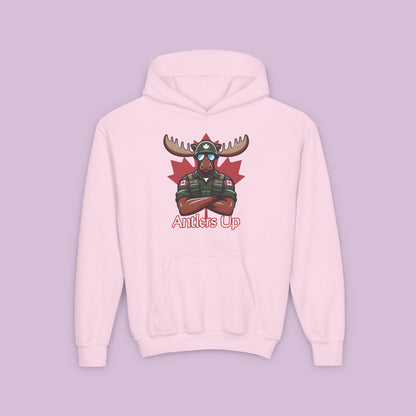 Canadian Moose "Antlers Up" Youth Hoodie