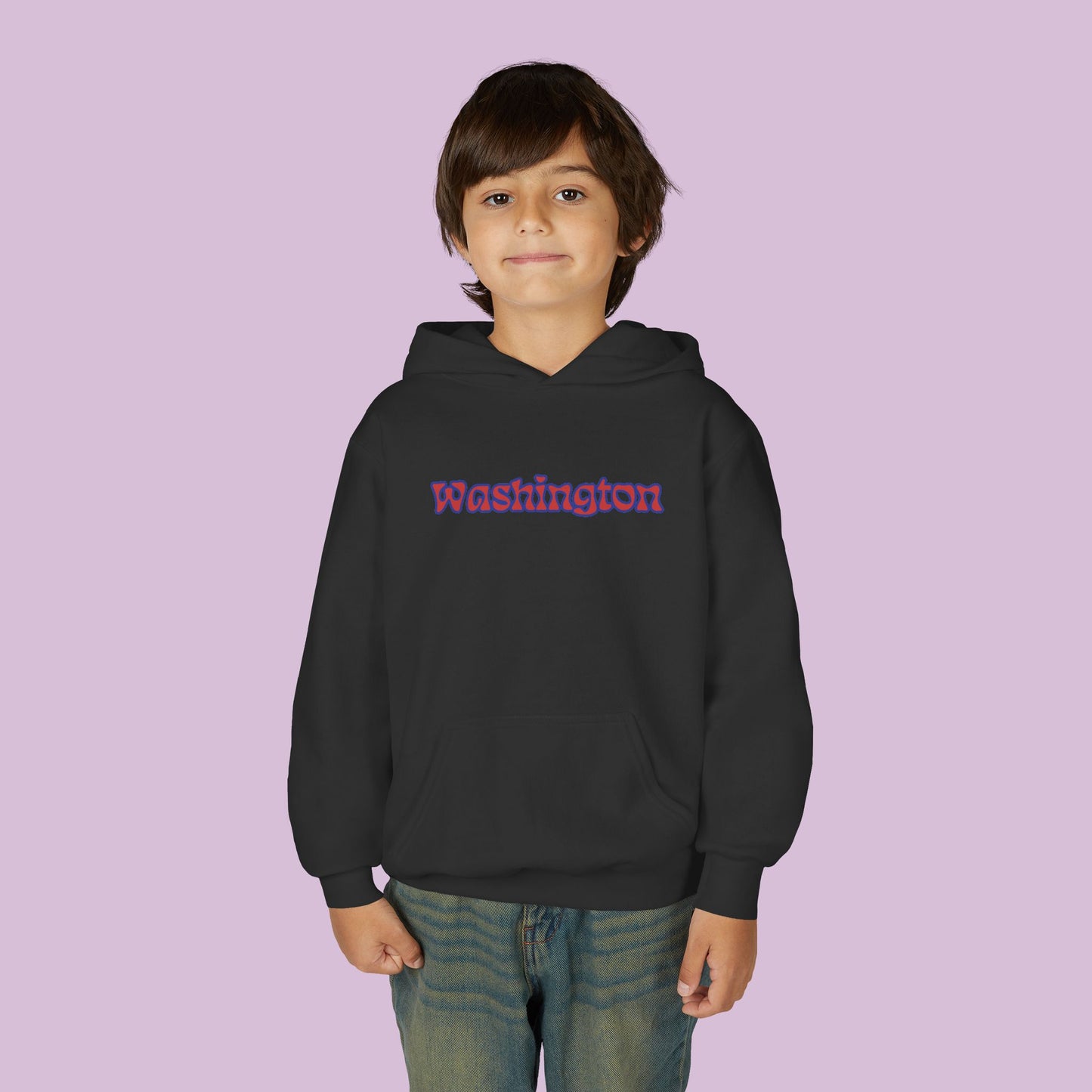 Psychedelic Funky W Skull Youth Hoodie