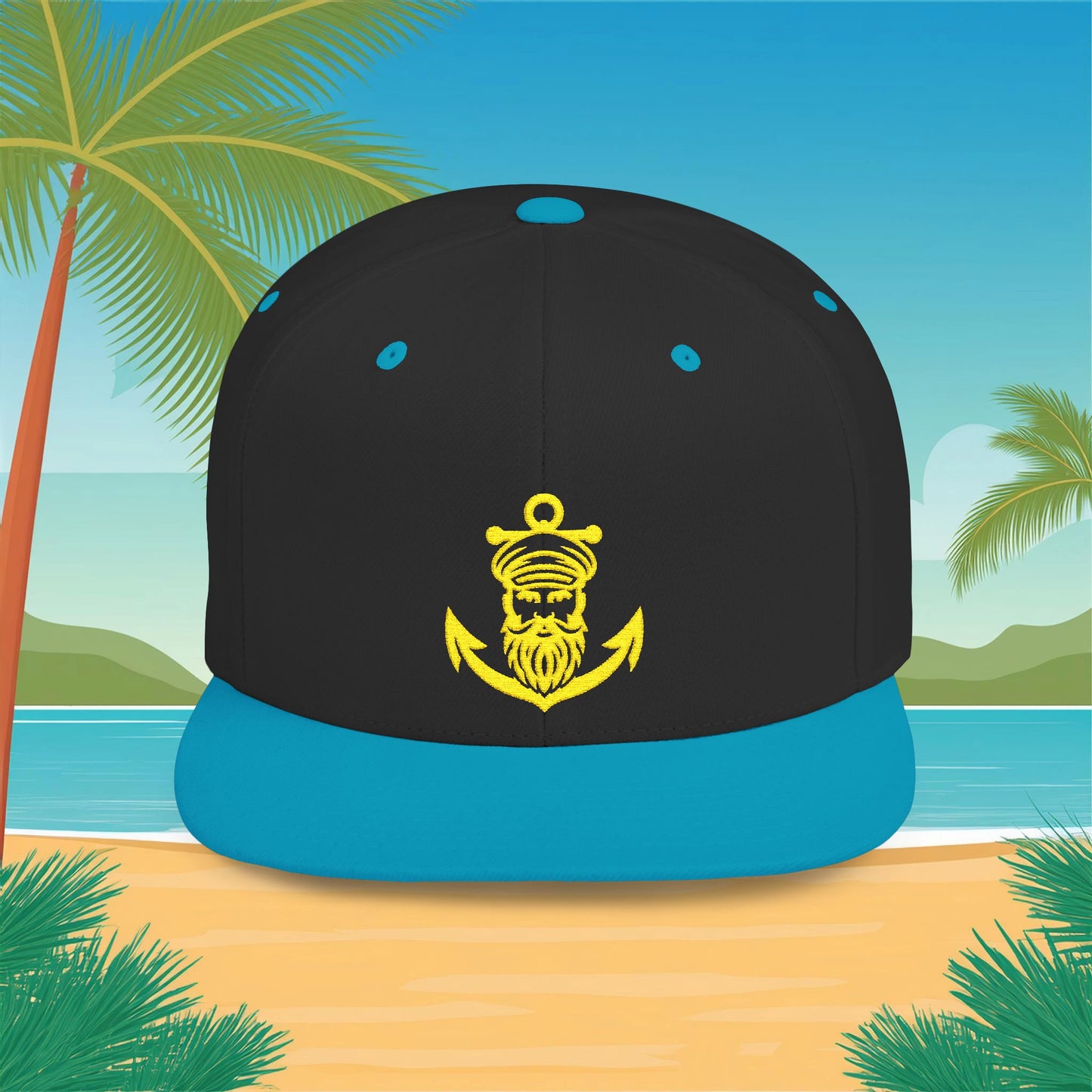 Old Salt Flat Bill Snapback