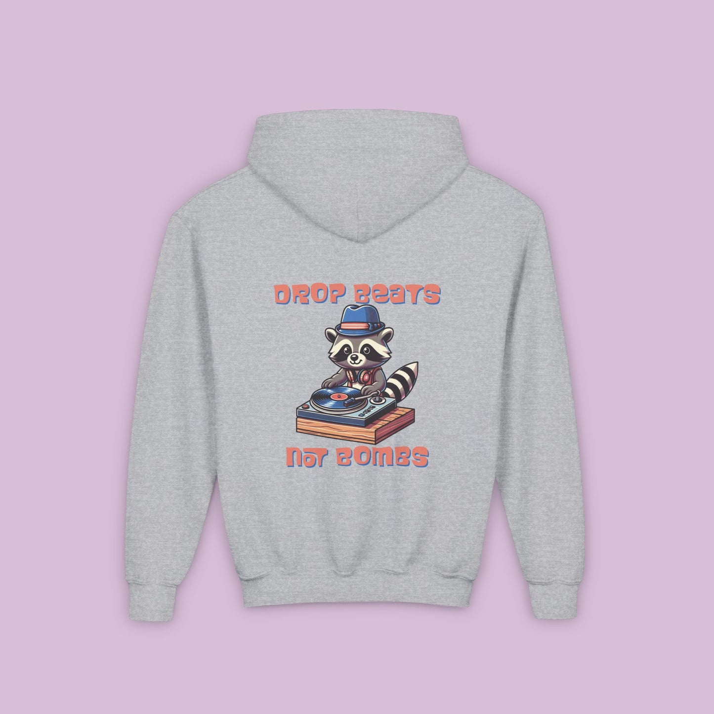 "Beats Not Bombs" Peace Youth Hoodie