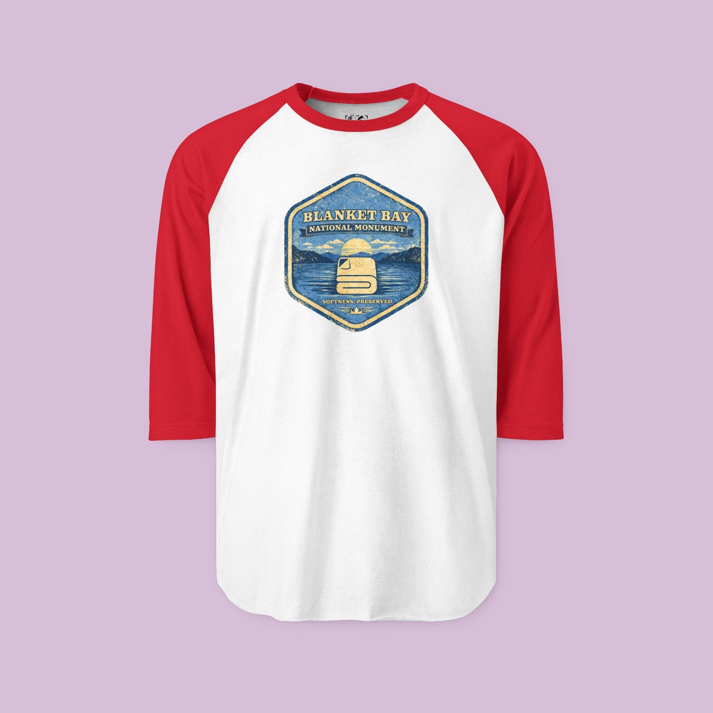 Blanket Bay National Monument Raglan Tee