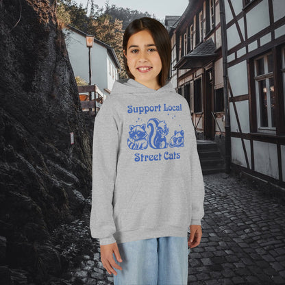 Support Local Street Cats Youth Hoodie
