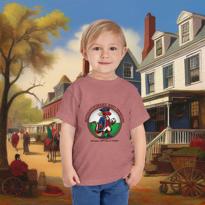 Little Revolutionary Red Dragons Toddler Tee