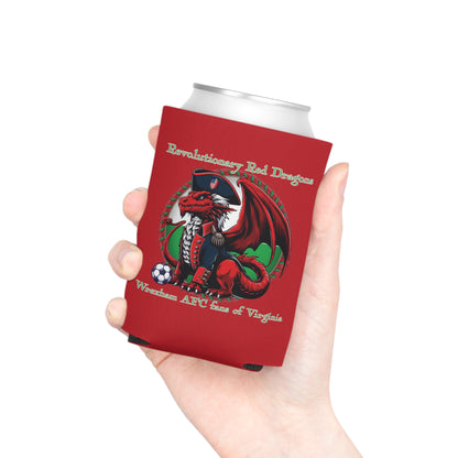 Revolutionary Red Dragons Logo Can Cooler
