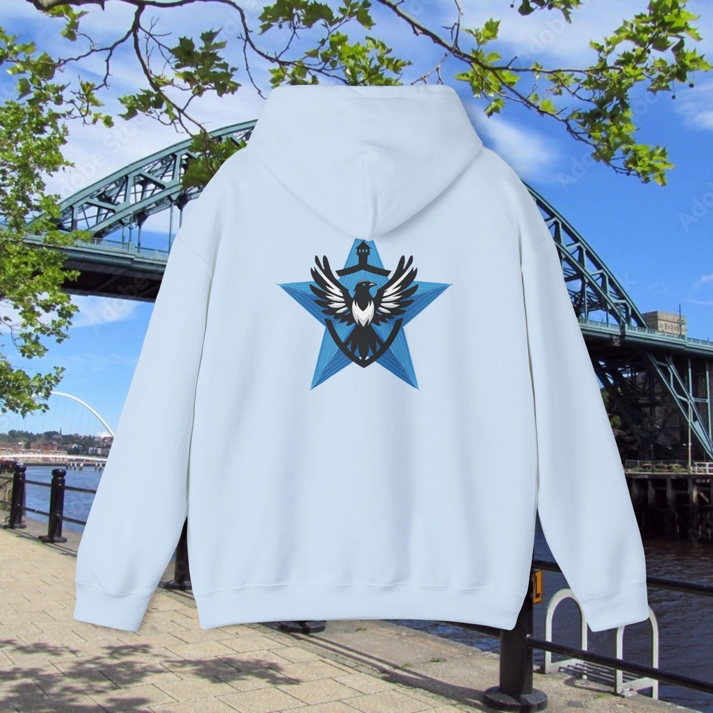 Newcastle United Blue Star Mags Hoodie