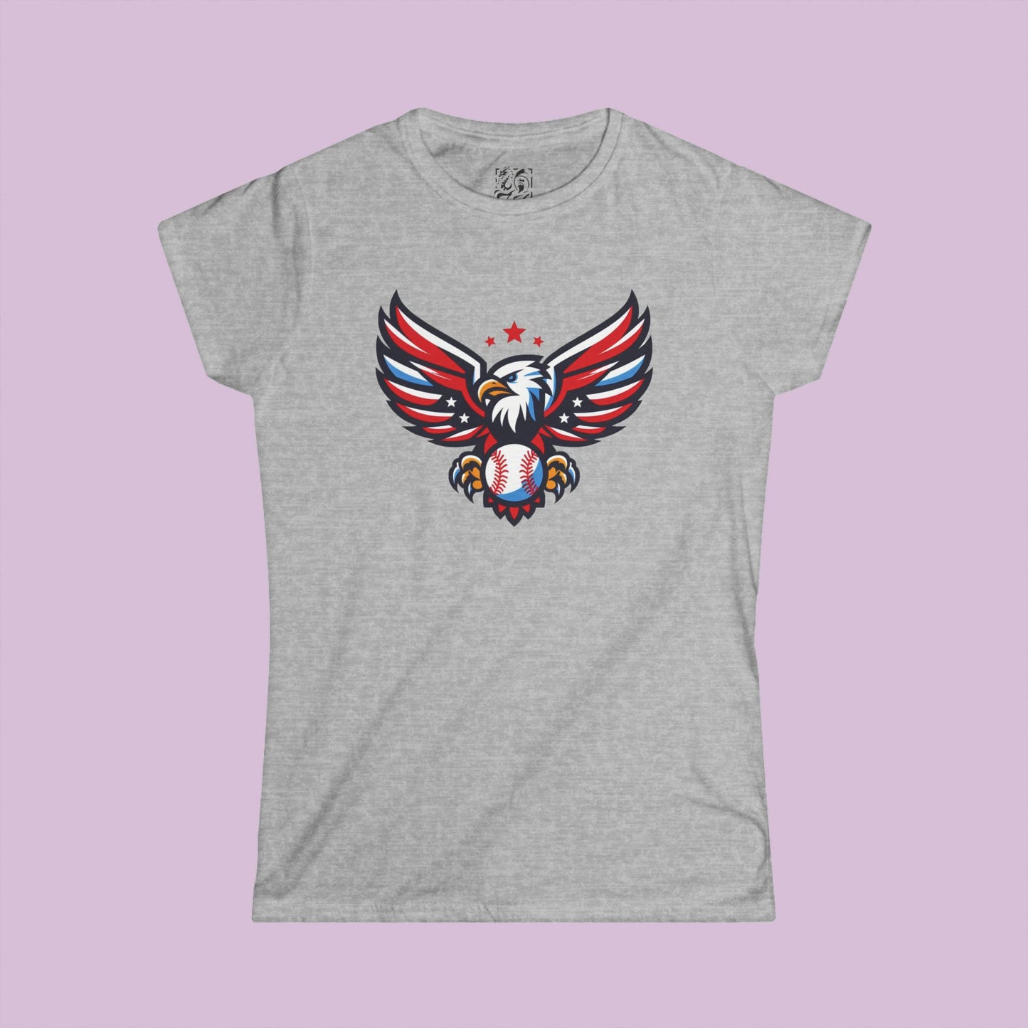 Washington Baseball Eagle Women's Softstyle Tee