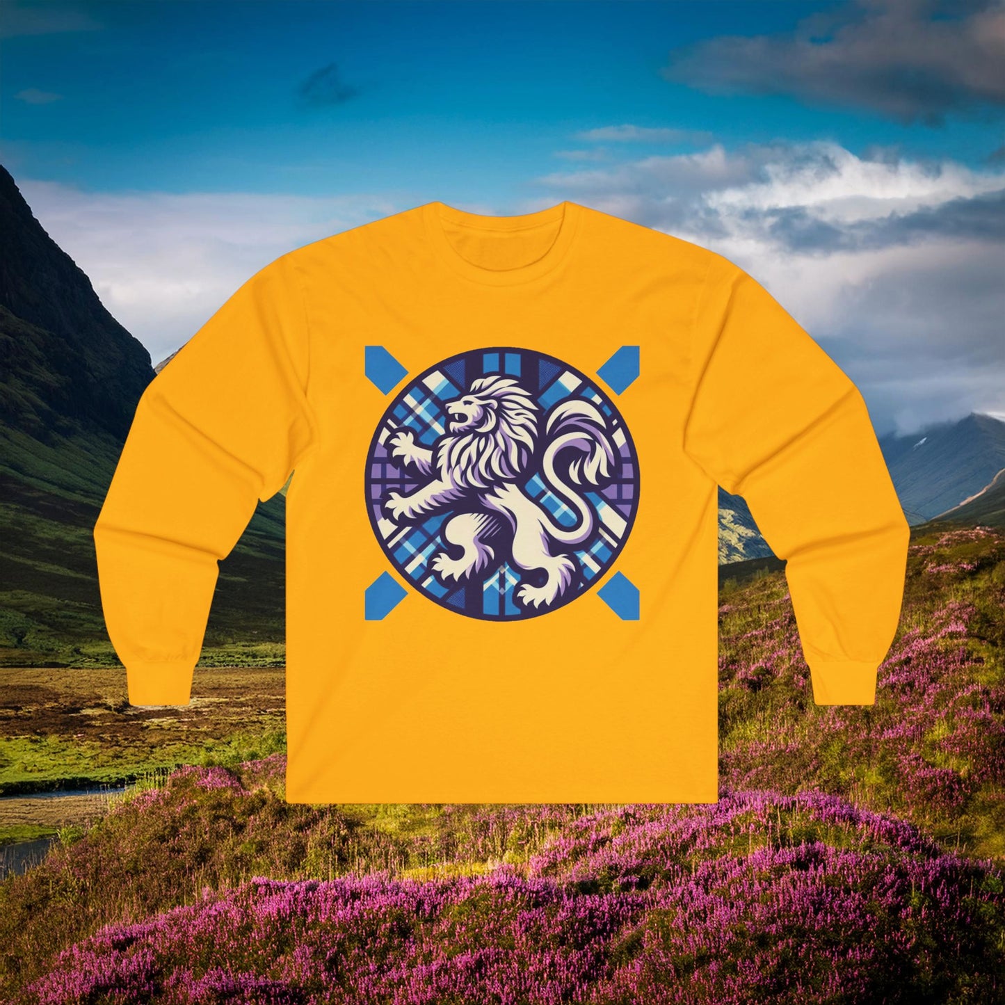 Scotland Rampant Lion Long Sleeve Tee