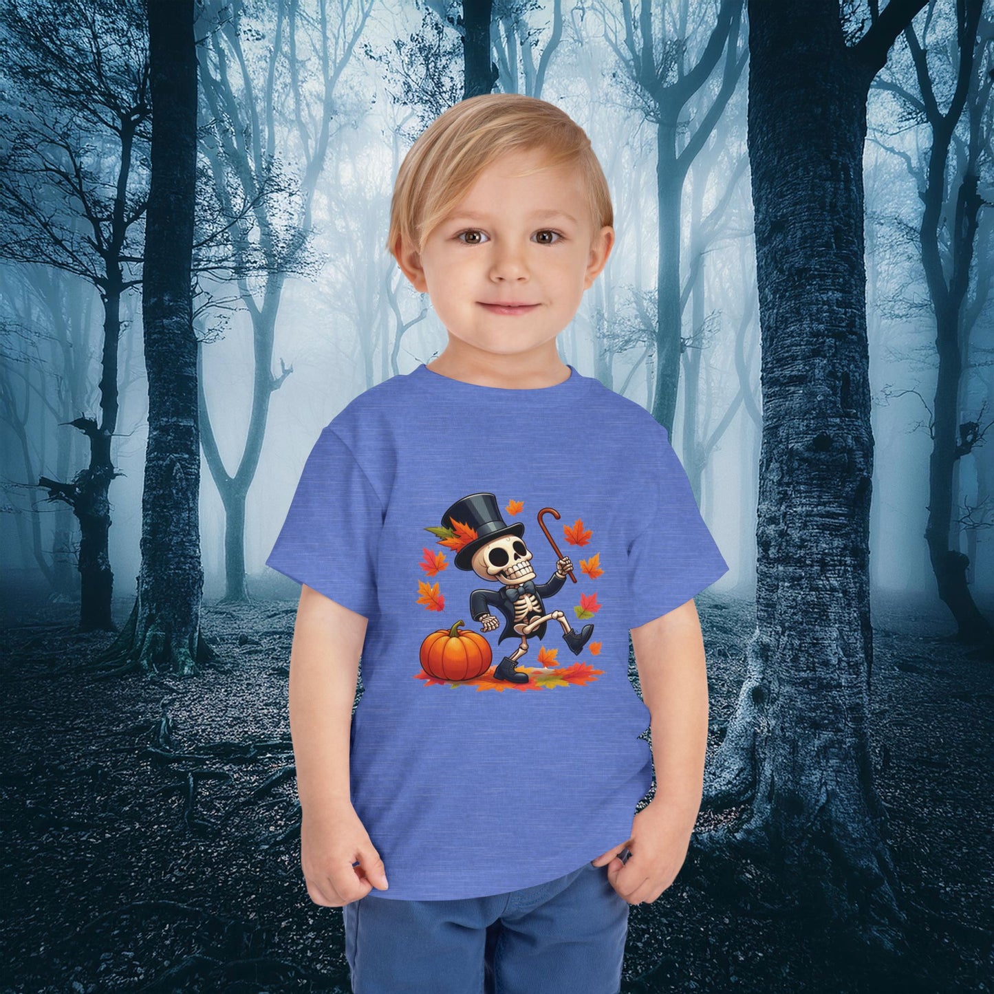 Snazzy Skeleton Toddler Tee