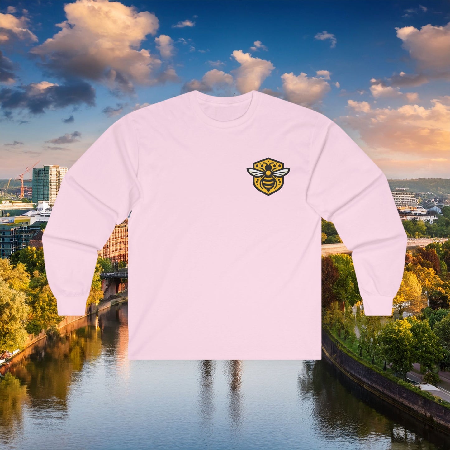 Dortmund Honeycomb Graffiti Long Sleeve Tee