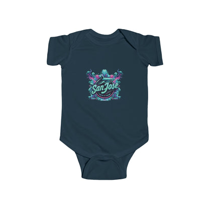 San Jose Hockey Neon Infant Bodysuit