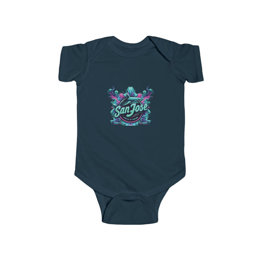 San Jose Hockey Neon Infant Bodysuit