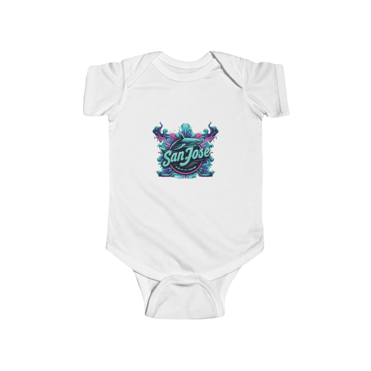 San Jose Hockey Neon Infant Bodysuit