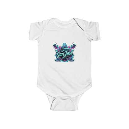 San Jose Hockey Neon Infant Bodysuit