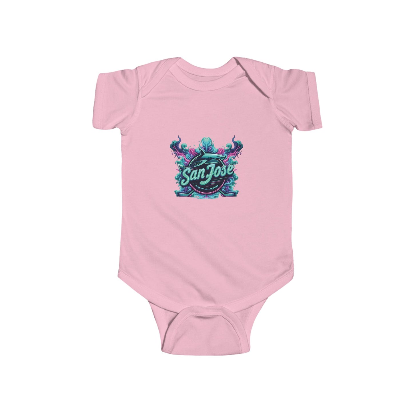 San Jose Hockey Neon Infant Bodysuit
