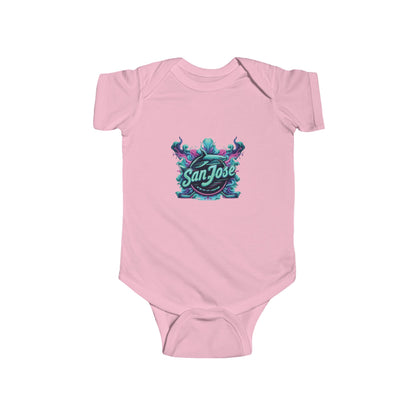 San Jose Hockey Neon Infant Bodysuit
