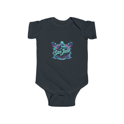 San Jose Hockey Neon Infant Bodysuit