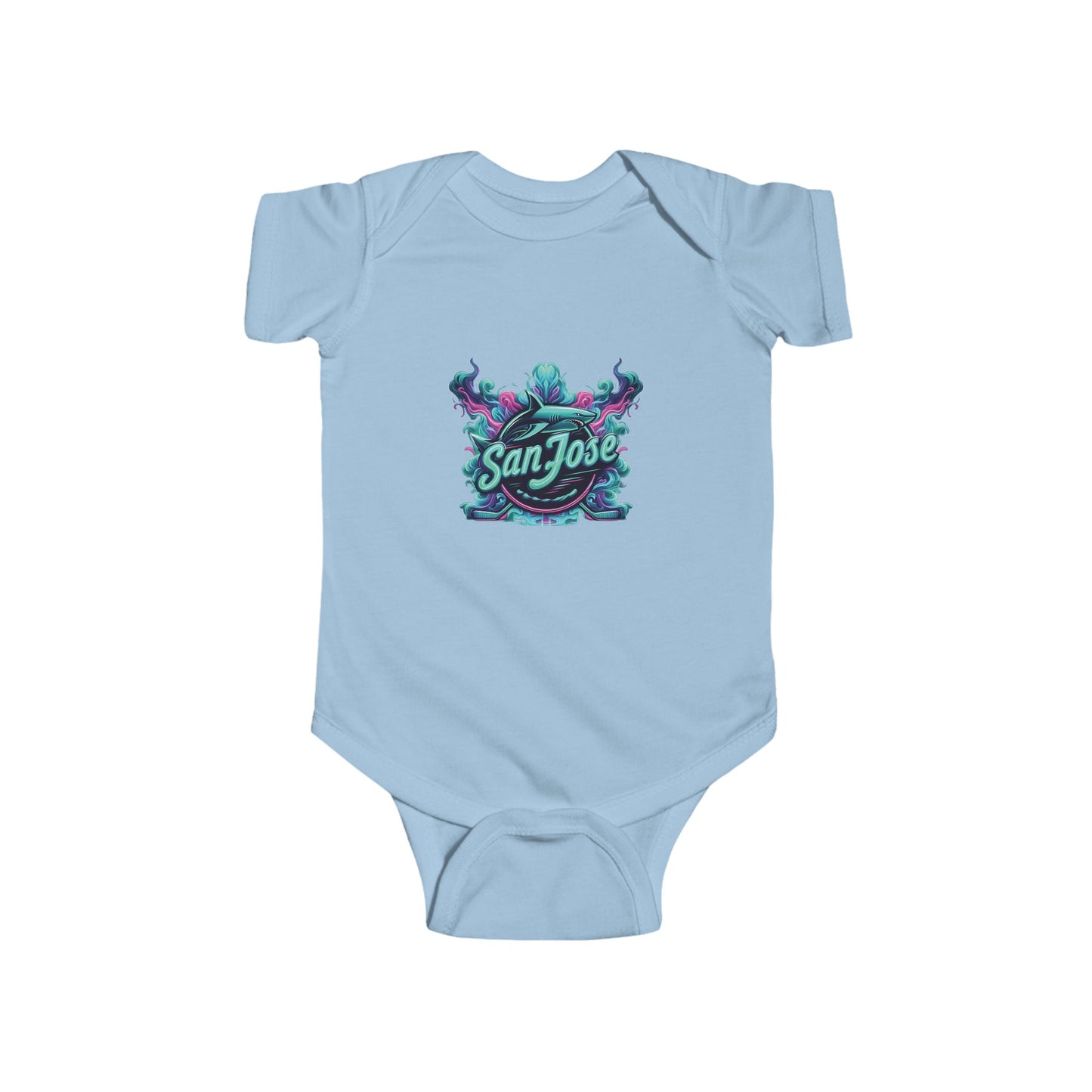 San Jose Hockey Neon Infant Bodysuit
