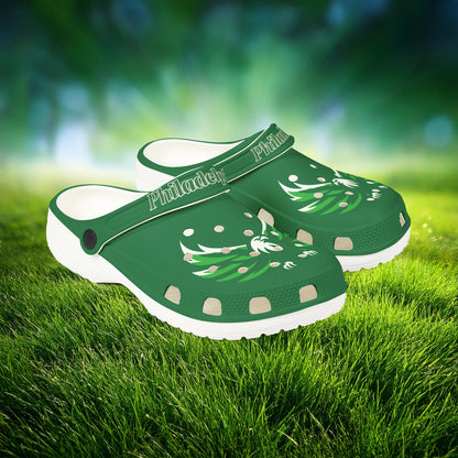 Philadelphia Eagle Logo Foam Clogs
