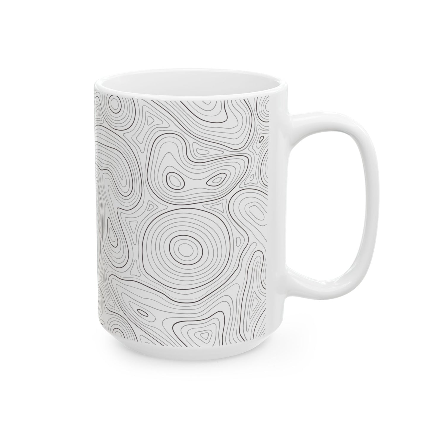 Topographic Ceramic Mug (11oz/15oz)