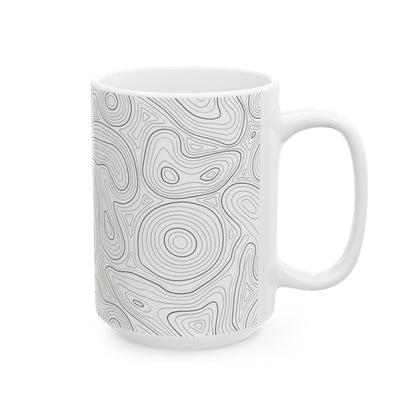 Topographic Ceramic Mug (11oz/15oz)