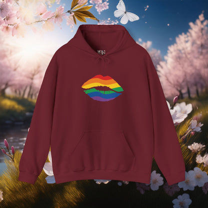 Rainbow Kiss Unisex Hoodie