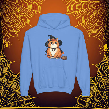 Trick or Treat Cat Youth Hoodie