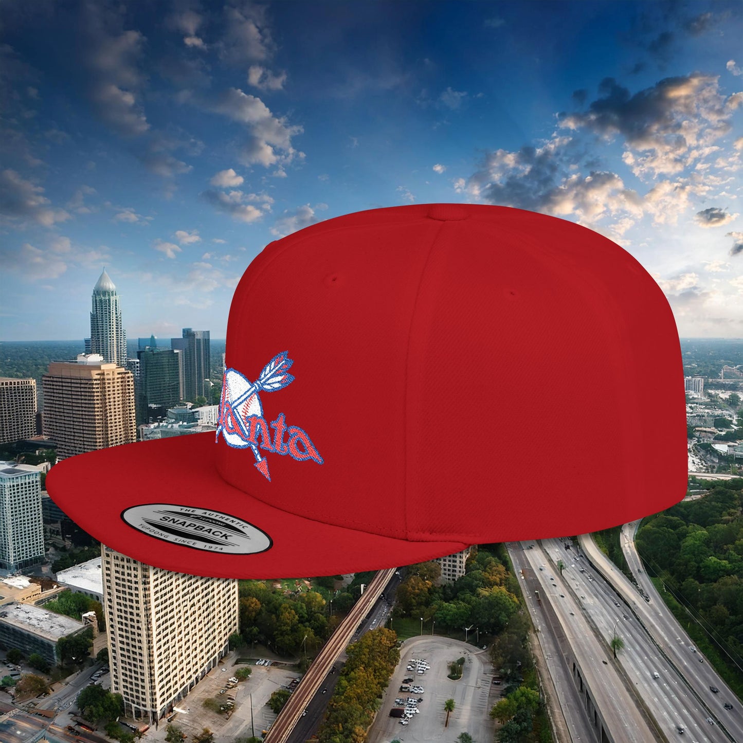 Atlanta Baseball Flat Bill Snapback